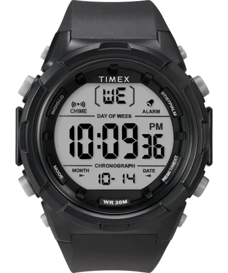 Timex Digital 50mm Resin Strap Watch TW5M61900 kol saati