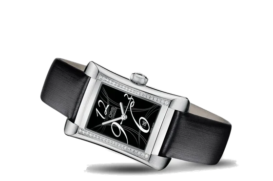Oris Rectangular Date Diamonds 01 561 7621 4964-07 5 16 75 kol saati
