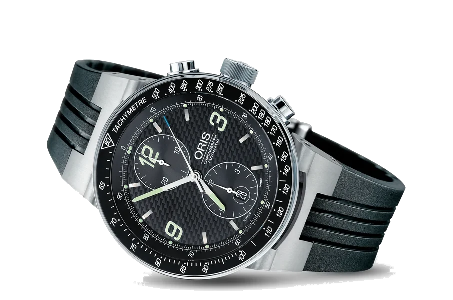 Oris Team Chronograph 2004 01 673 7563 4184-07 4 27 01 45 mm kol saati