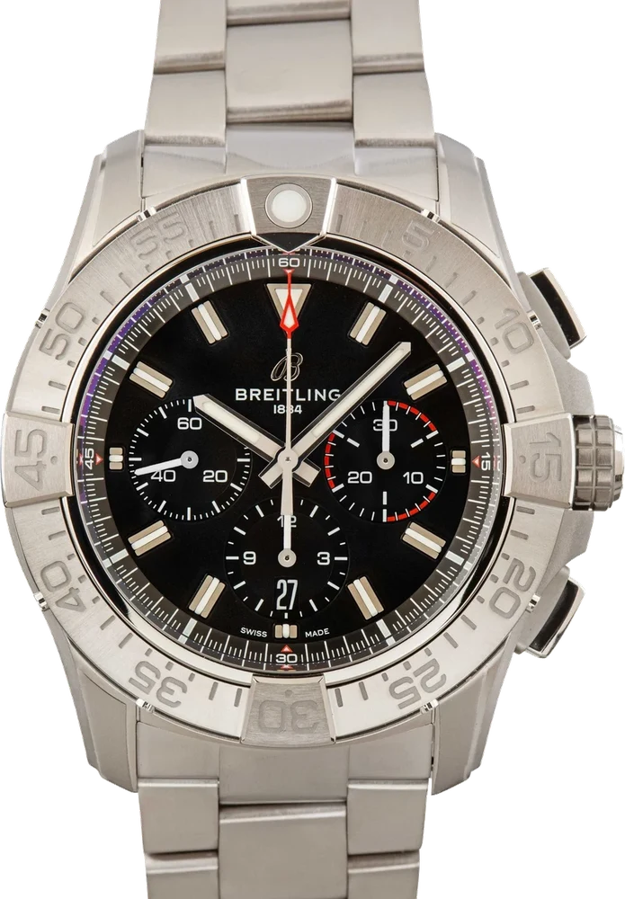 Breitling Super Avenger B01 Chronograph 46 EB0148101B1E1 46 mm kol saati