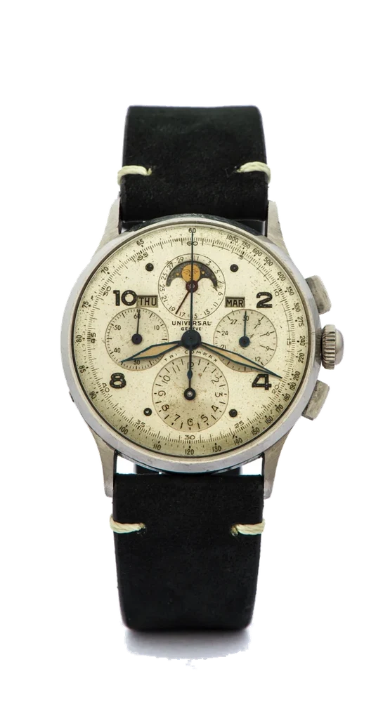 Universal Geneve Tri-Compax UNIVERSAL GENEVE TRI-COMPAX REF. 22279 STEEL kol saati