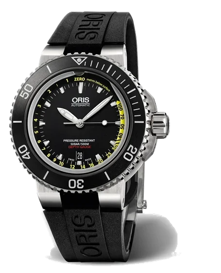 Oris Aquis Depth Gauge 01 733 7675 4154-Set RS kol saati
