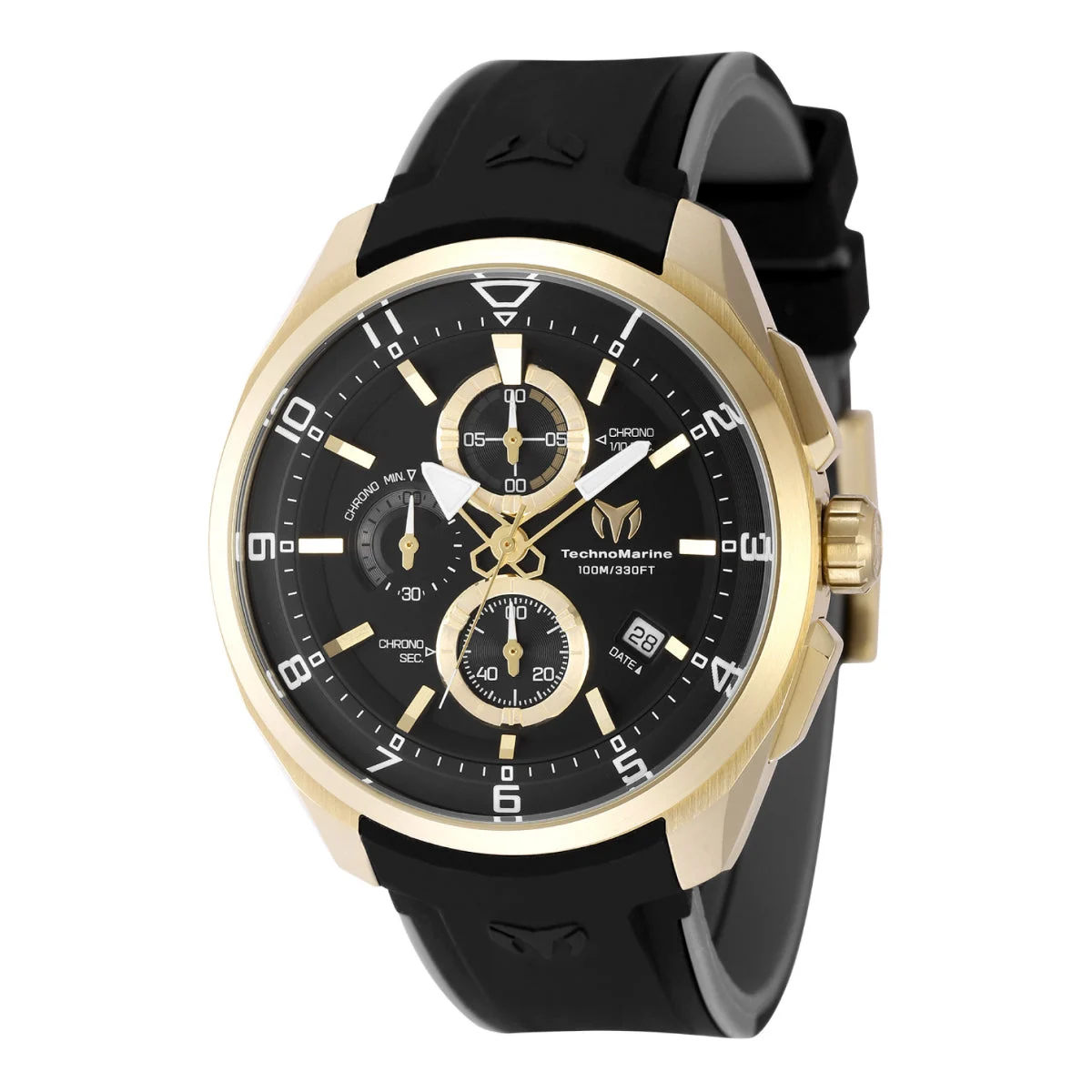Technomarine Ocean Quantum Sport Watch - 44mm. Grey, Black (TM-318124) 44 mm kol saati