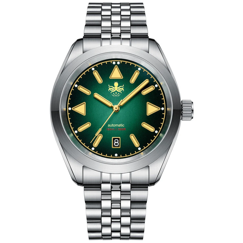 Phoibos Nebula Hi-Beat Automatic Watch with Sandwich Dial, AR Sapphire Crystal #PY030A 40 mm kol saati