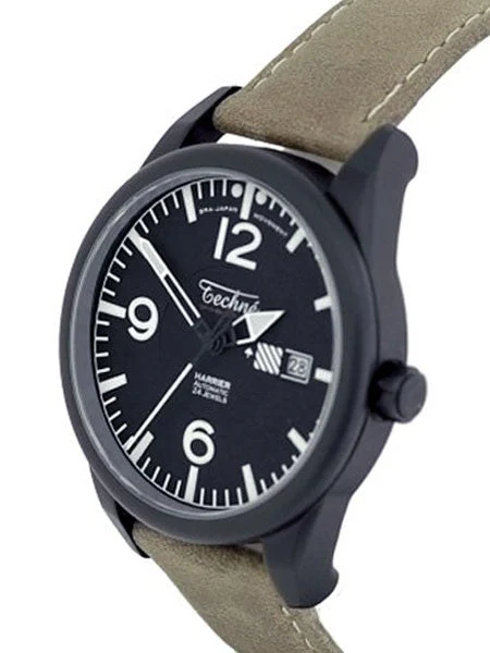Techne Automatic 41mm Harrier Aviator Watch with Anti-Reflective Sapphire Crystal #363.162 41 mm kol saati
