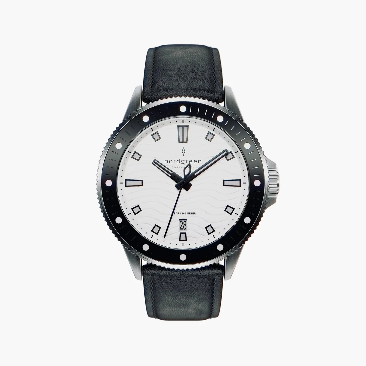 Nordgreen Waves 40mm WA40SILEBLXX 40 mm kol saati