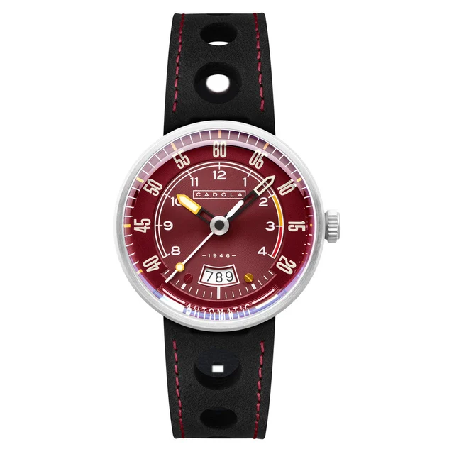 Cadola RPM Automatic Watch with Firebrick Red Dial #CD-1055-04 kol saati