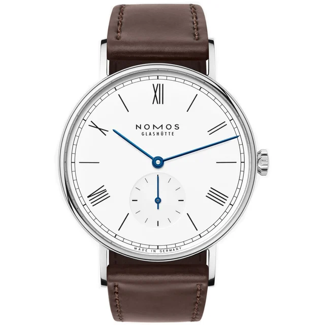 NOMOS Glashütte Ludwig 38 Enamel White Dial 237 kol saati