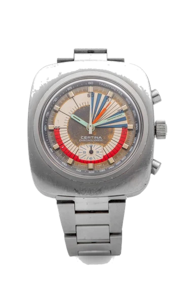 Certina Ref. 8701.504, chronograph, “regatta” minute central counter and hour counter, cal