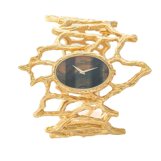 Piaget PIAGET, REF. 9850, CUFF WATCH, TIGEREYE kol saati