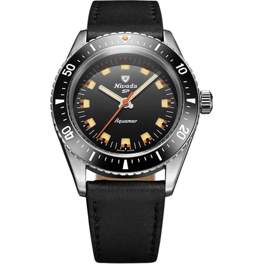 Nivada Grenchen Aquamar Black 32068A17 38 mm kol saati