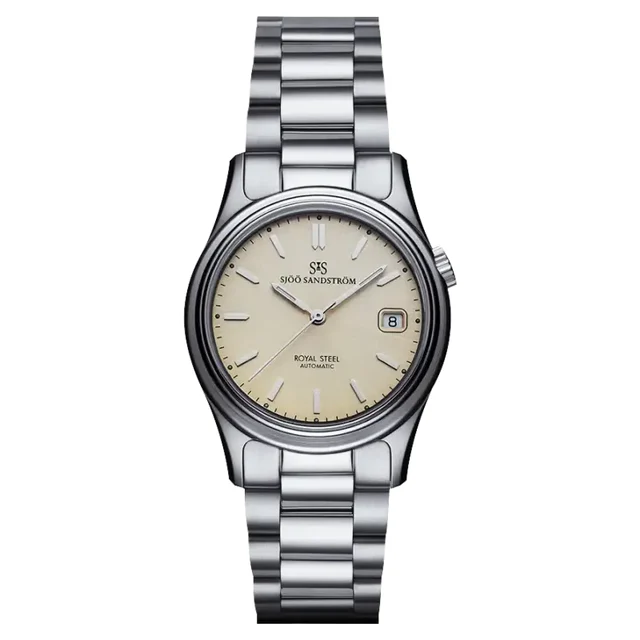Sjöö Sandström Royal Steel Classic SS-1836-1-Champagne kol saati