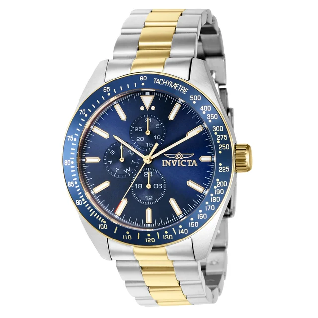 Invicta Open Box Aviator Storm Watch - 45mm. Gold, Steel (AIC-39076) kol saati