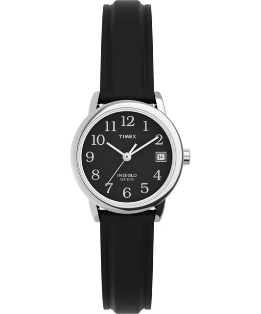 Timex Easy Reader® 25mm Leather Strap Watch T2N5259J kol saati