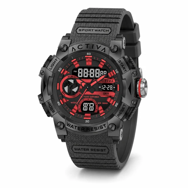 Activa Invicta Digital Watch - 50mm. Black (ACW8086-001) kol saati