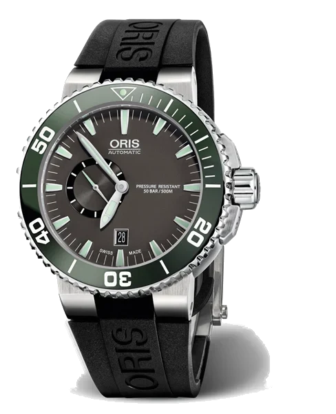 Oris Aquis Small Second, Date 01 743 7673 4137-07 4 26 34EB 46 mm kol saati