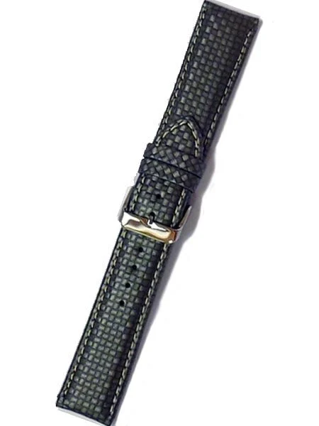 Toscana Grey Carbon Fiber Style with Heavy Padding, Contrast Stitching #RBV-WS-B RBV-WS-B-0001 kol saati
