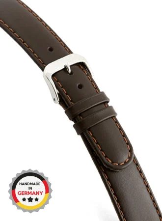 RIOS Leather Strap Arizona - Mocha - Saddle Leather 4607/RI kol saati