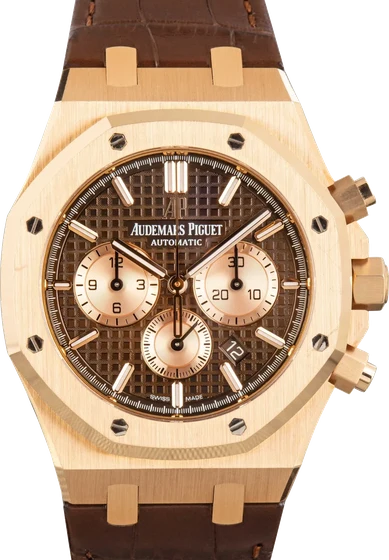 Audemars Piguet Royal Oak Brown Grande Tapisserie Dial 26331OR.OO.D821CR.01 kol saati