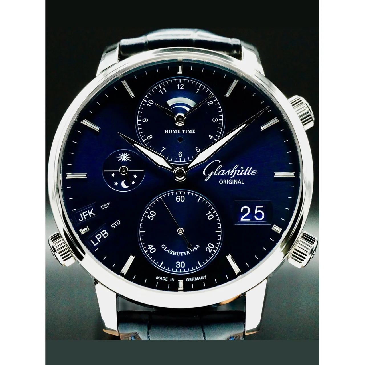 Glashutte Original Glashütte Original Senator Cosmopolite 1-89-02-05-02-30 210000049925 44 mm kol saati