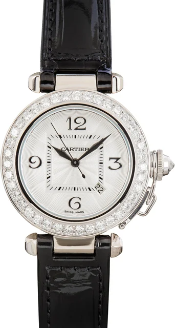 Cartier Pasha De WJ1050M9 White Gold kol saati