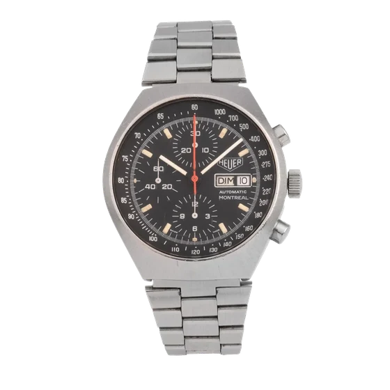 Heuer HEUER, REF. 750.503, MONTREAL, STEEL kol saati