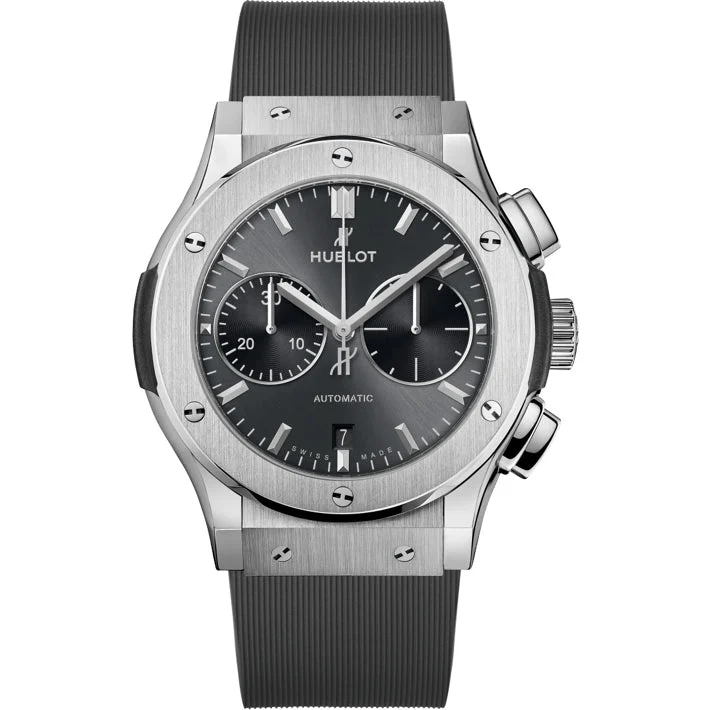 Hublot Classic Fusion Racing Grey Chronograph Titanium 45mm 521.NX.7071.RX 45 mm kol saati