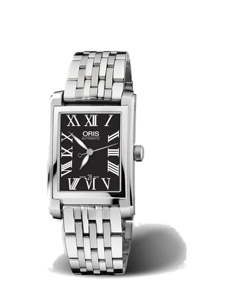 Oris Rectangular Date 01 561 7656 4074-07 8 17 82 kol saati