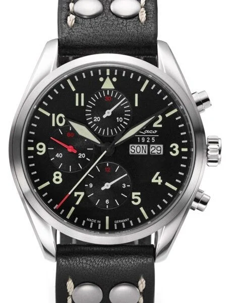 Laco Monte Carlo Valjoux 7750 Swiss Automatic Chronograph with Sapphire Crystal #861815 ko