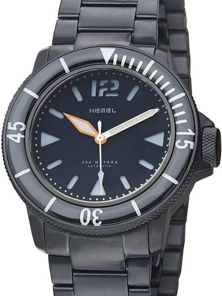 Hemel Automatic Dive Watch with Luminous Bezel and AR Sapphire Crystal #HDNO1 kol saati