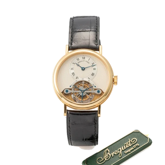 Breguet BREGUET, REF. BA 3350, TOURBILLON, YELLOW GOLD kol saati