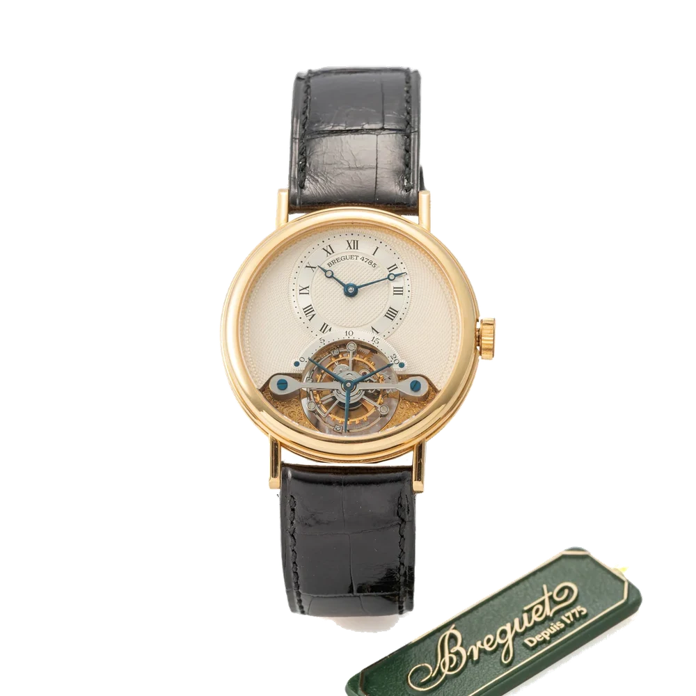 Breguet BREGUET, REF. BA 3350, TOURBILLON, YELLOW GOLD kol saati