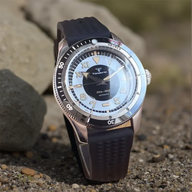 Tandorio Serica Mod DiverTandorio TD204M Automatic 40mm MIYOTA8215 20ATM Diver Domed Sapph