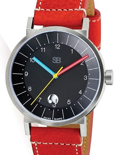 SB Swiss Quartz Watch with a 42mm SS Case and a Sapphire Crystal #SB15.1_S_Flame 42 mm kol saati