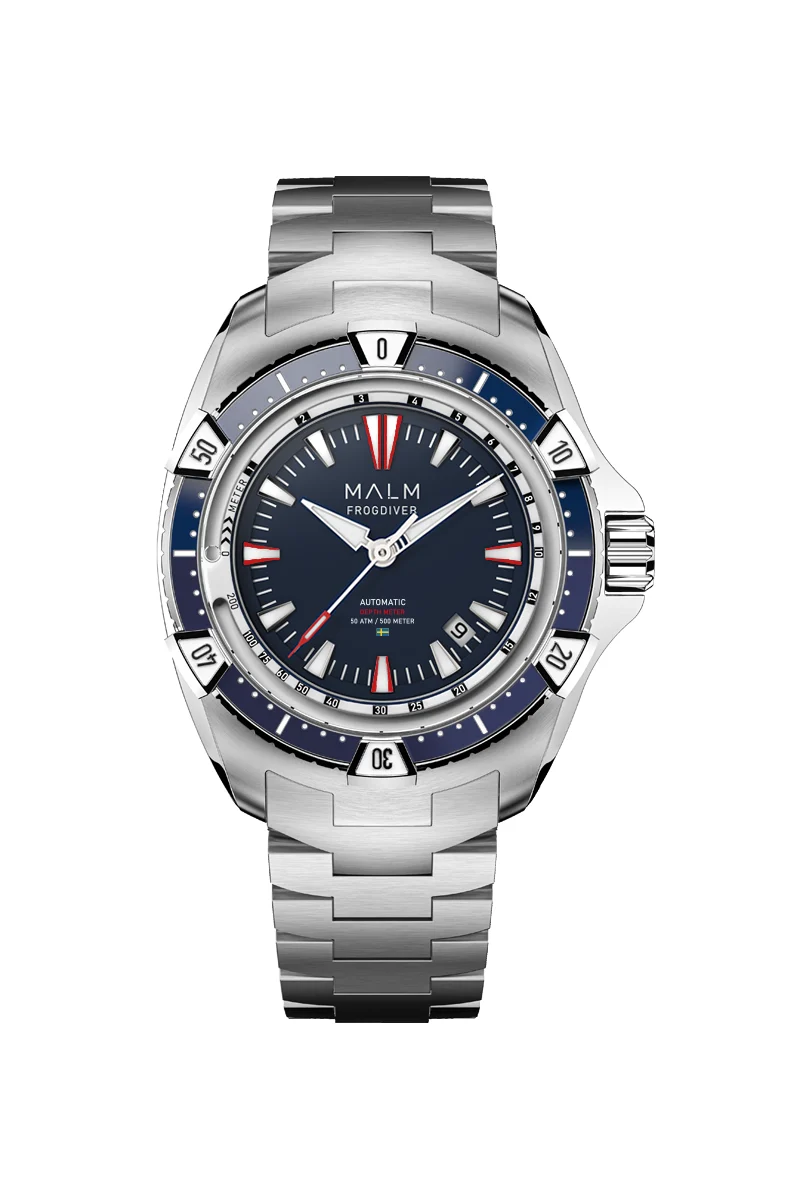 MALM watches Frogdiver MW-FDIIBLK44 44 mm kol saati