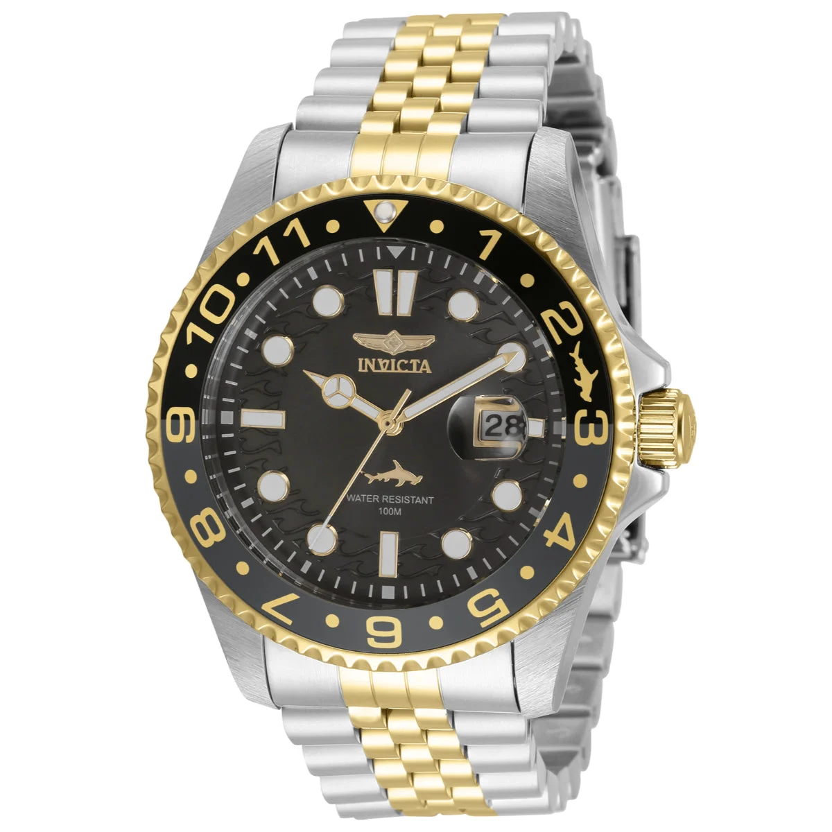 Invicta Pro Diver Heritage Watch - 43mm. Steel, Gold (ZG-35131) 43 mm kol saati