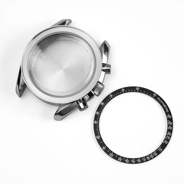 Watchdives Chronograph Watch Case WD1863表壳/含黑色铝圈+双面胶/非手表 kol saati