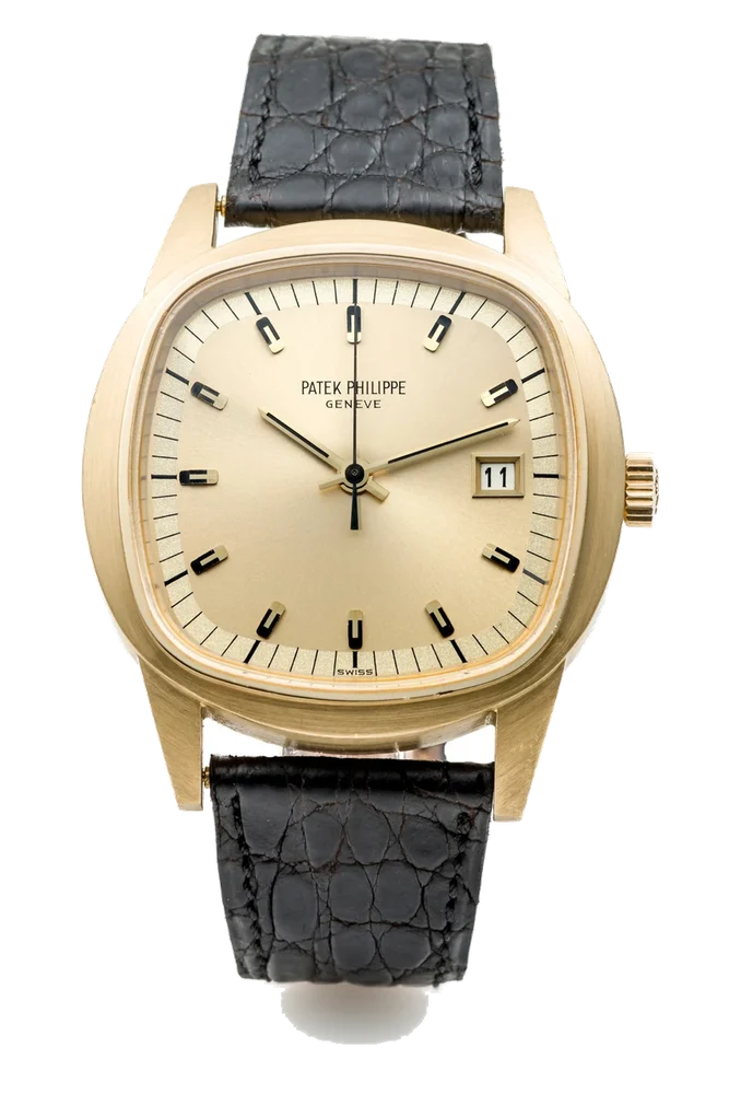 Patek Philippe PATEK PHILIPPE REF. 3587 BETA 21 WHITE GOLD Fine and rare, electric, 18K white gold wristwatch with date and turning fork escapement. kol saati