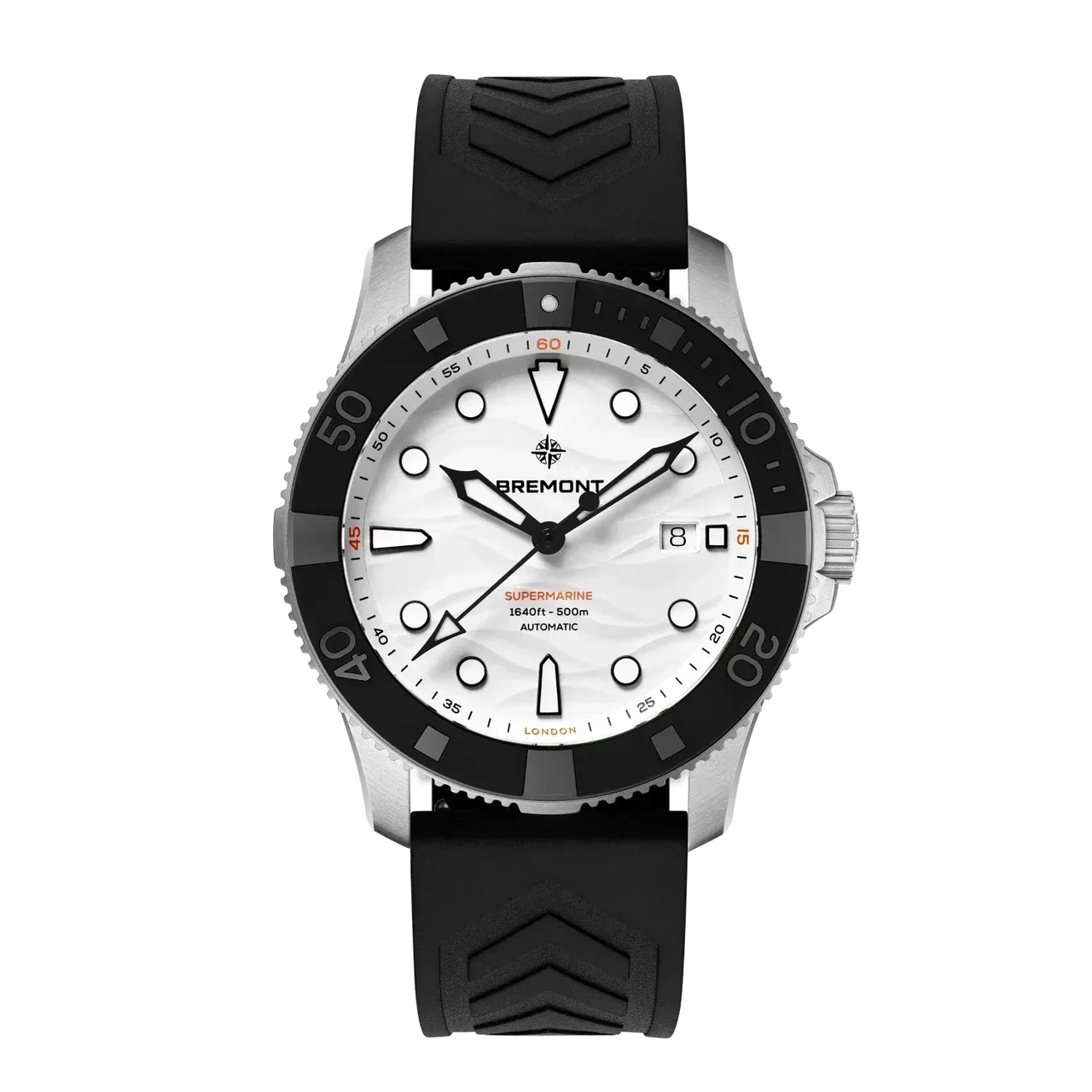 Bremont Supermarine SM43-DT-SS-WH-R-S 43 mm kol saati