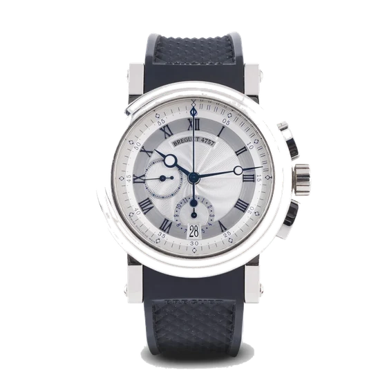 Breguet BREGUET REF. 5827BB/12/5ZU, MARINE CHRONOGRAPH,18K WHITE GOLD kol saati