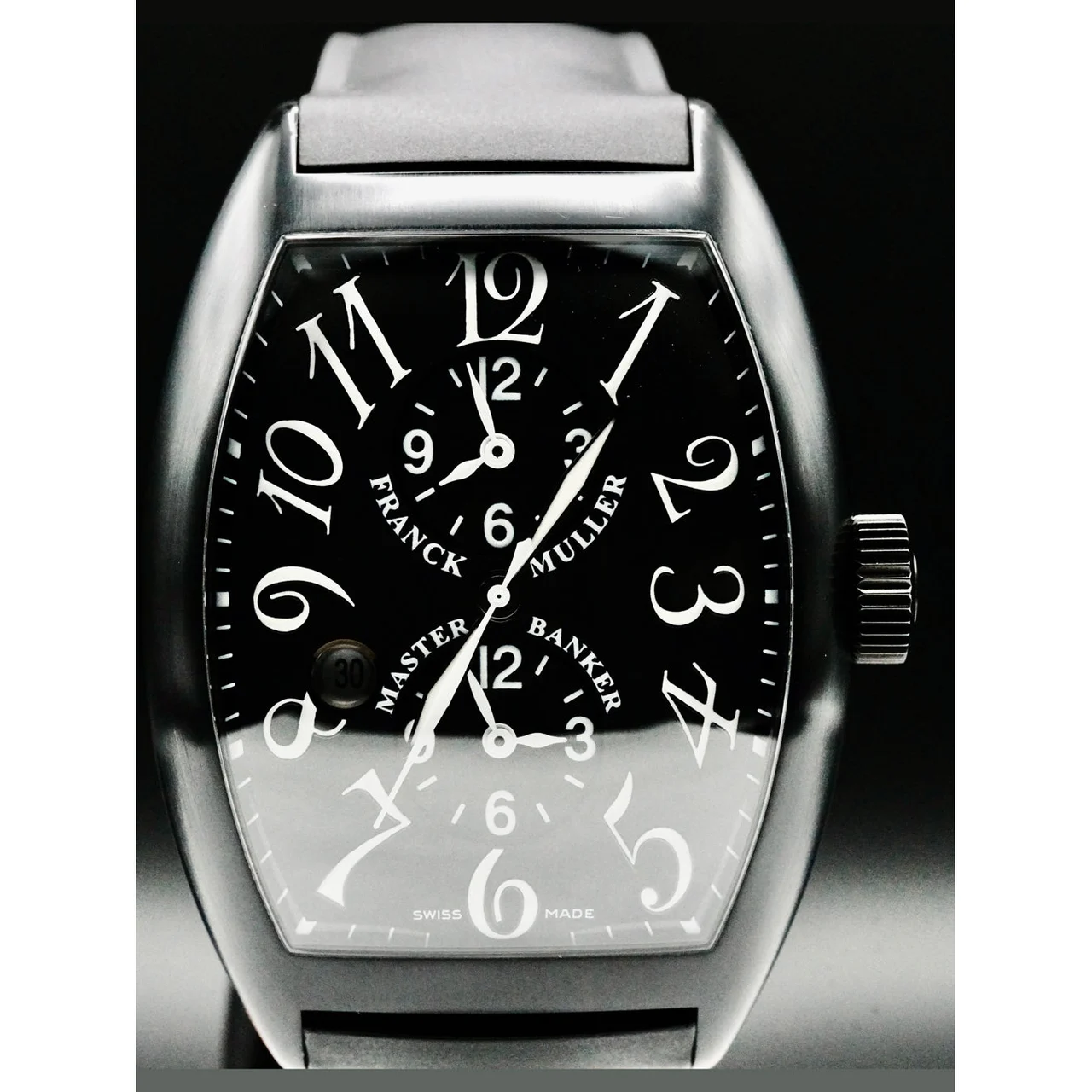 Franck Muller Black PVD Master Banker 210000049670 43 mm kol saati