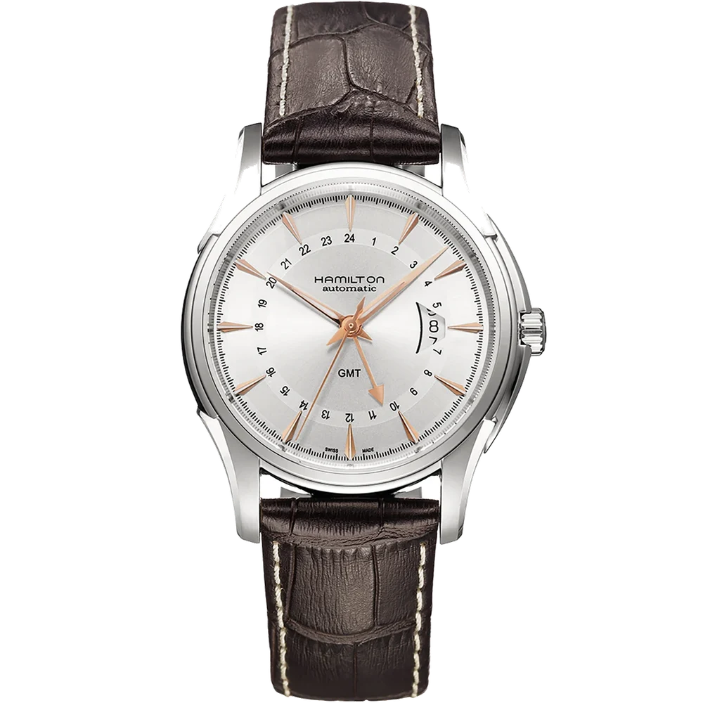 Hamilton Jazzmaster Jazzmaster Traveler GMT Auto H32585557 42 mm kol saati