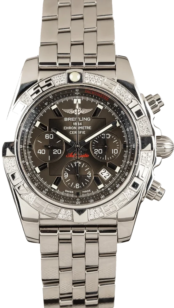 Breitling Chronomat 44 Diamonds AB110AA/M524 44 mm kol saati