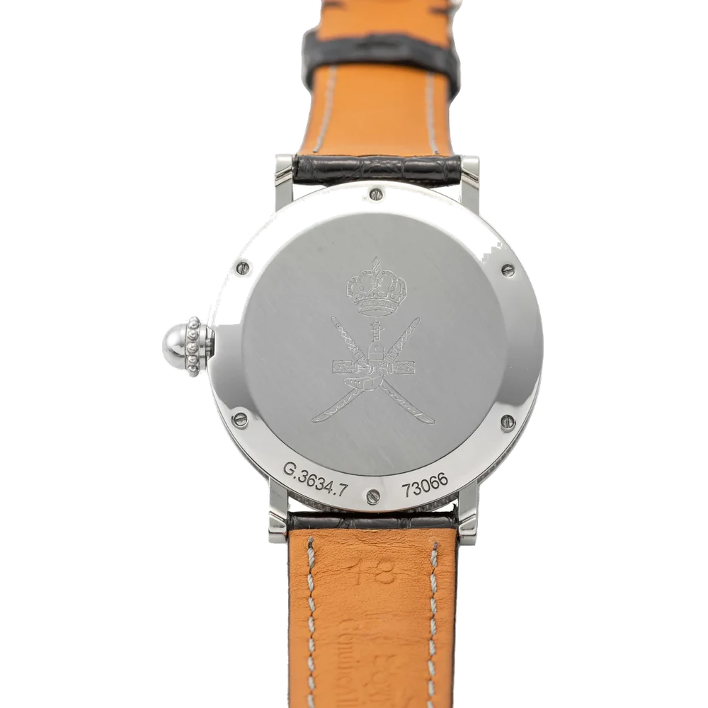 Gerald Genta GERALD GENTA, REF. G.3634.7, RETRO CLASSIC, JUMPING MINUTES, MADE FOR OMAN, STEEL kol saati