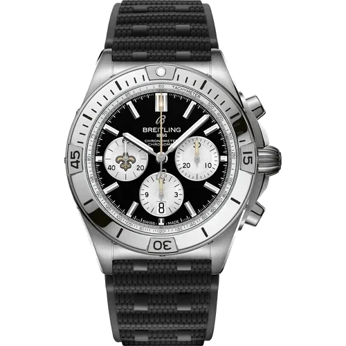 Breitling Chronomat B01 42 NFL New Orleans Saints Edition AB01342B1B4S1 42 mm kol saati