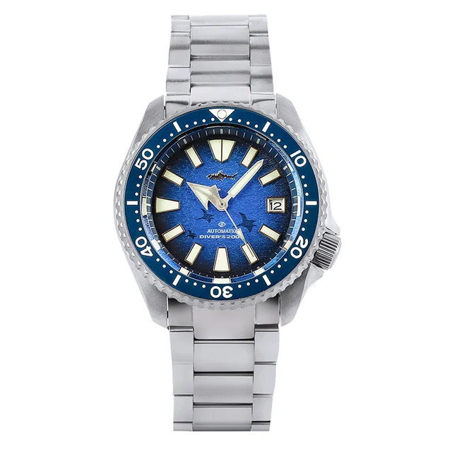 Heimdallr Titanium SKX007 Dive Watch 海米德-钛007-蓝色 -760 kol saati