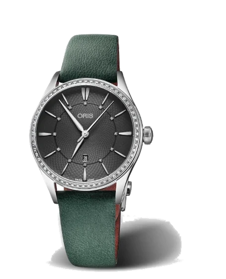 Oris Artelier Date Diamonds 01 561 7724 4953-07 5 17 35FC kol saati