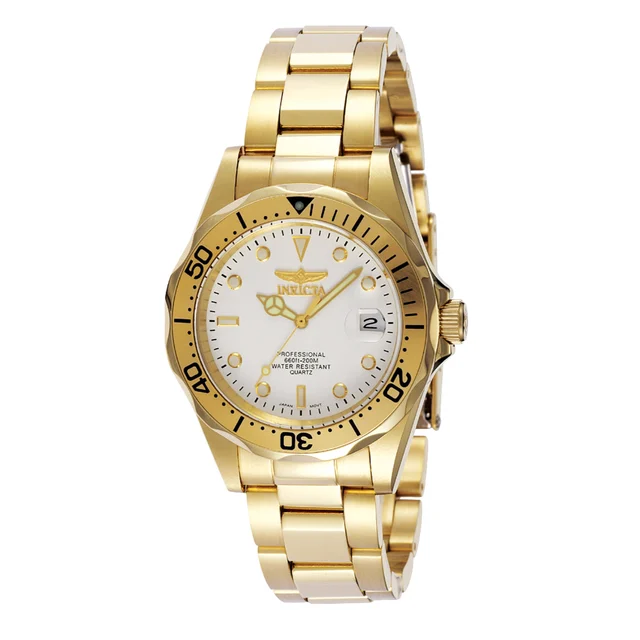 Invicta Pro Diver Watch - 37.5mm, Gold (8938) kol saati