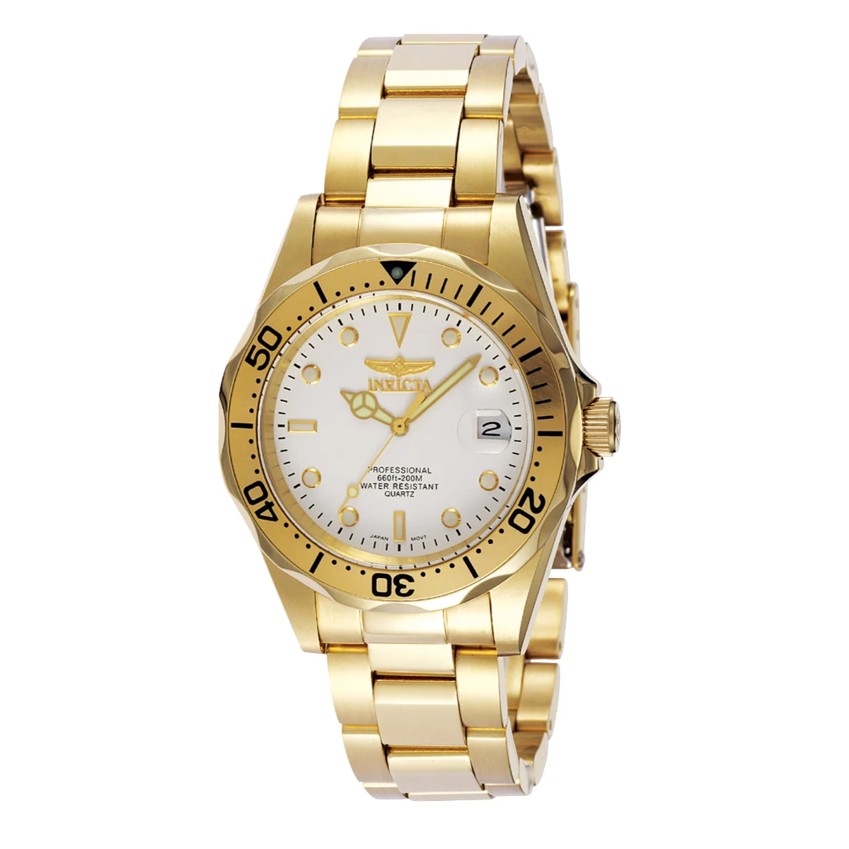 Invicta Pro Diver Watch - 37.5mm, Gold (8938) 37.5 mm kol saati