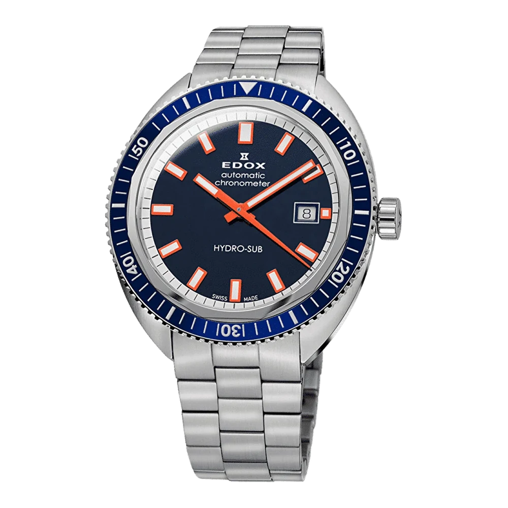 EDOX Hydro-Sub 80128-3BUM-BUIO 42 mm kol saati